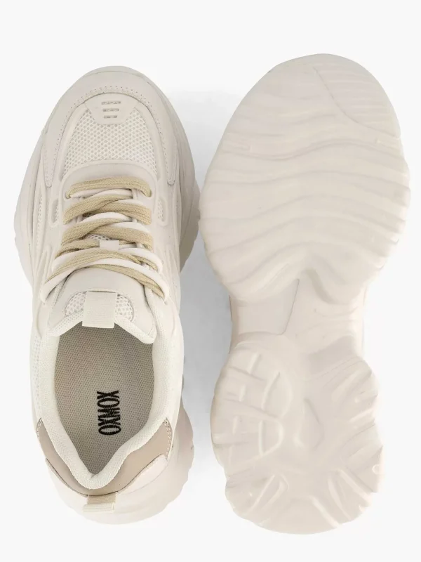 Dames Oxmox Beige Chunky Sneaker
