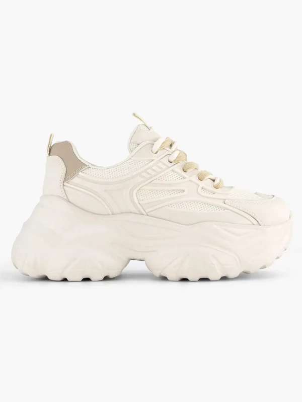 Dames Oxmox Beige Chunky Sneaker