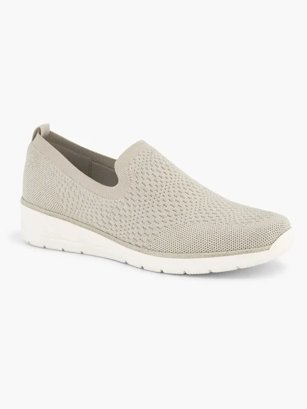 Dames Easy Street Beige Comfort Instapper