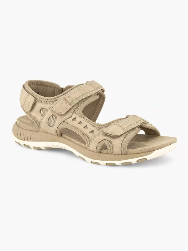 Dames Easy Street Beige Comfort Sandaal