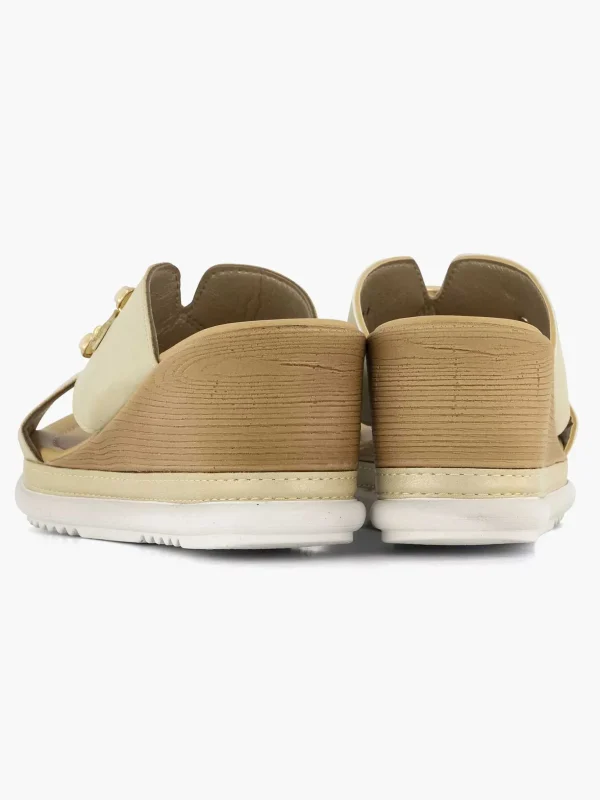 Dames Easy Street Beige Comfort Slipper