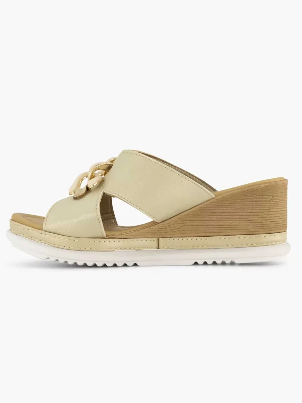 Dames Easy Street Beige Comfort Slipper