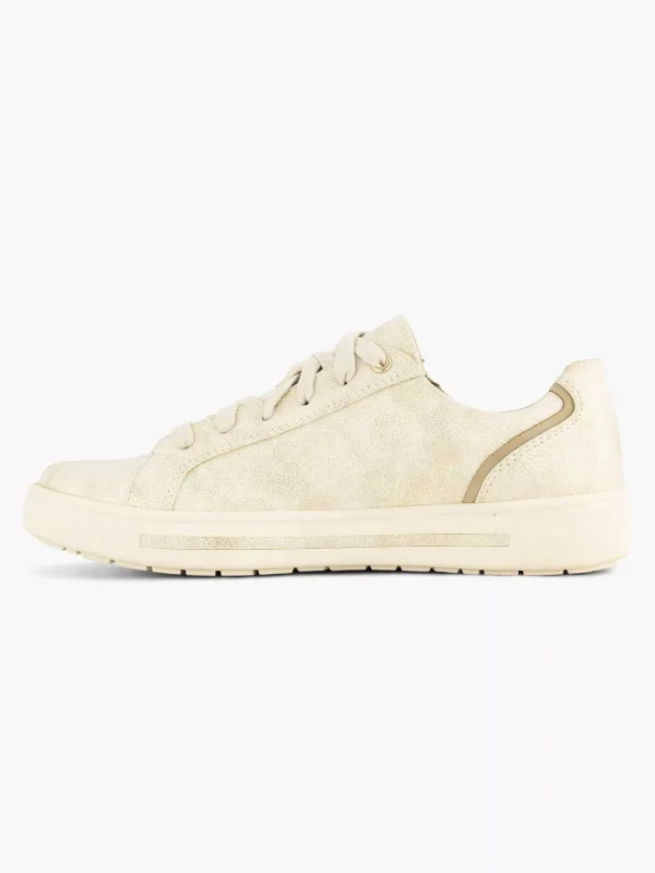 Dames Easy Street Beige Comfort Sneaker
