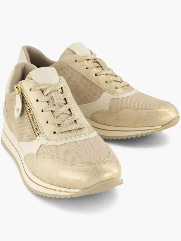 Dames Easy Street Beige Comfort Sneaker