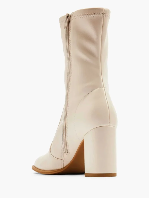 Dames Graceland Beige Enkellaars Hak