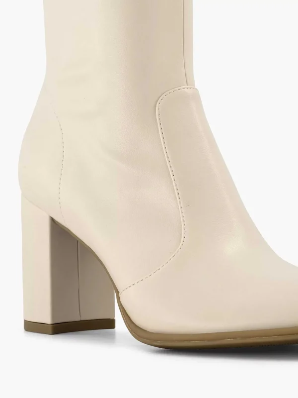Dames Graceland Beige Enkellaars Hak