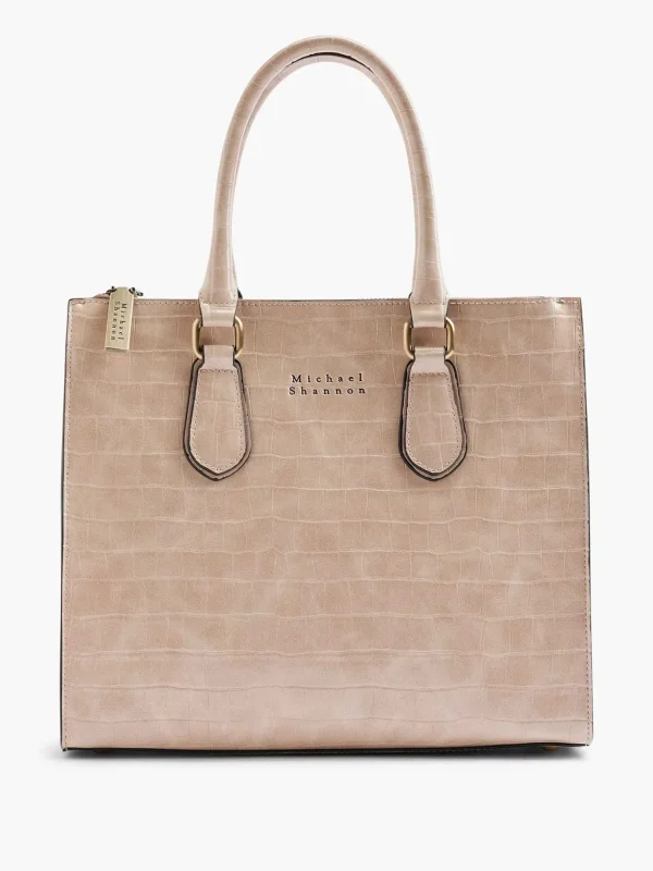 Dames Michael Shannon Beige Handtas