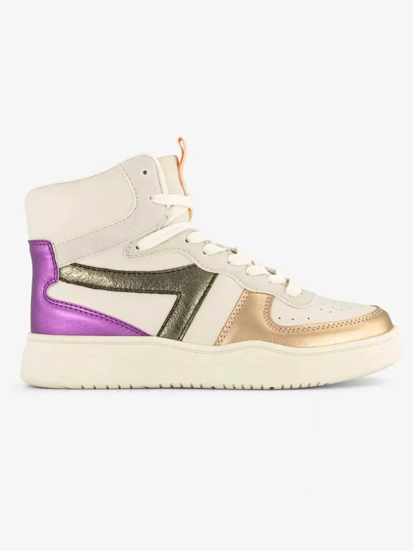 Dames Oxmox Beige Hoge Sneaker