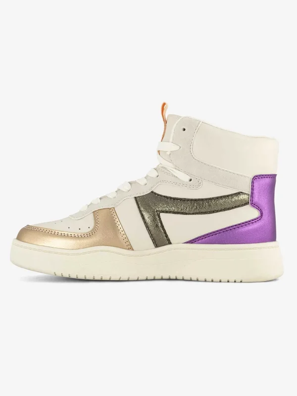 Dames Oxmox Beige Hoge Sneaker