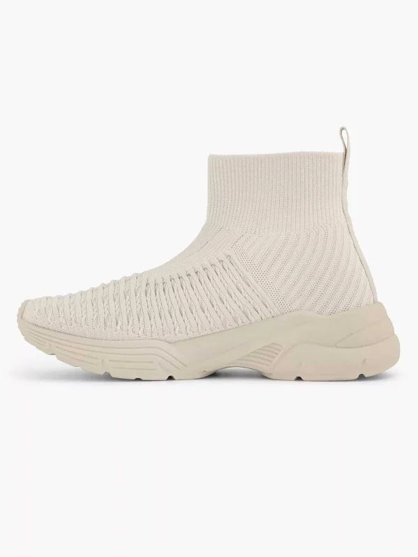 Dames Oxmox Beige Hoge Sneaker