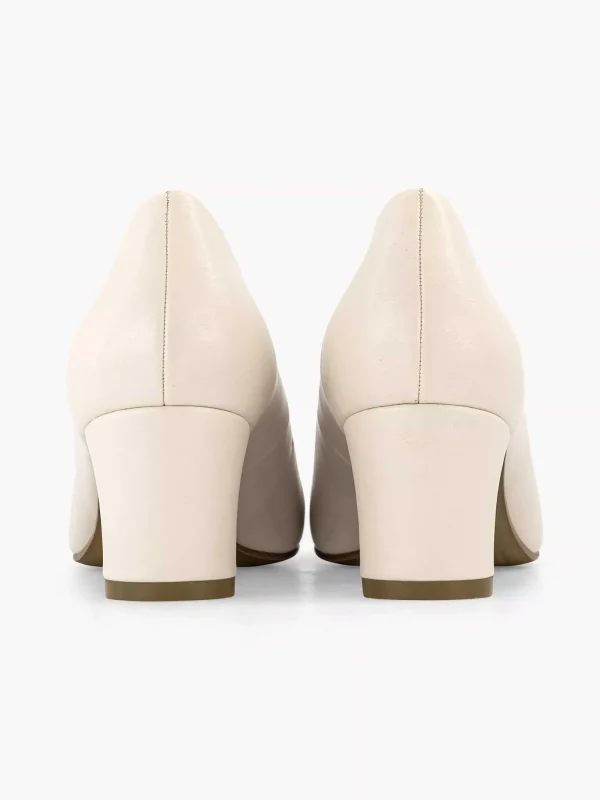 Dames Graceland Beige Pump Blokhak