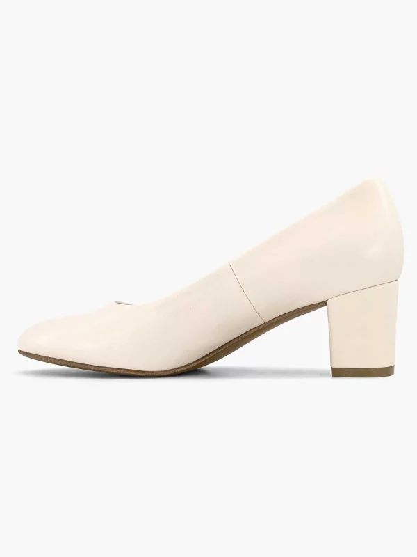 Dames Graceland Beige Pump Blokhak