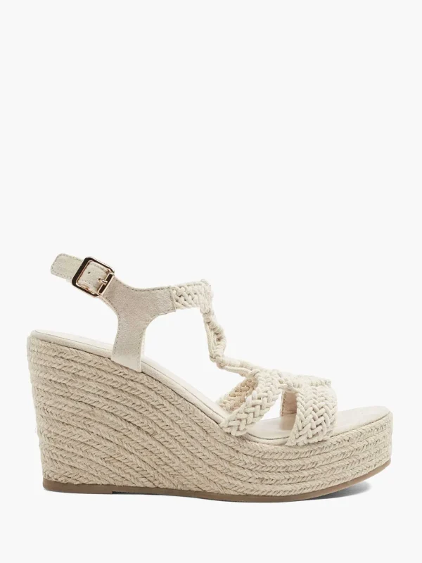 Dames Graceland Beige Sandalette Sleehak