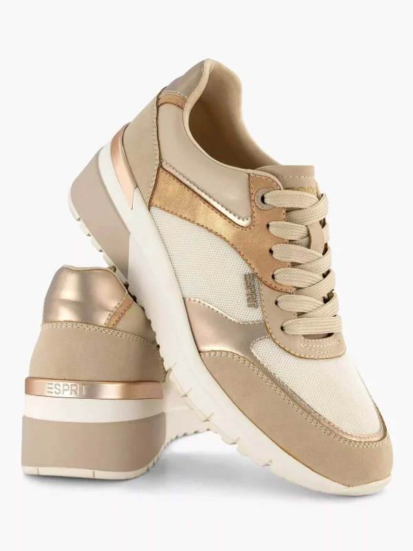 Dames Esprit Beige Sneaker