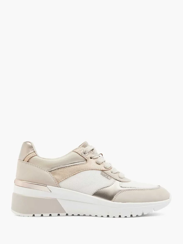 Dames Esprit Beige Sneaker