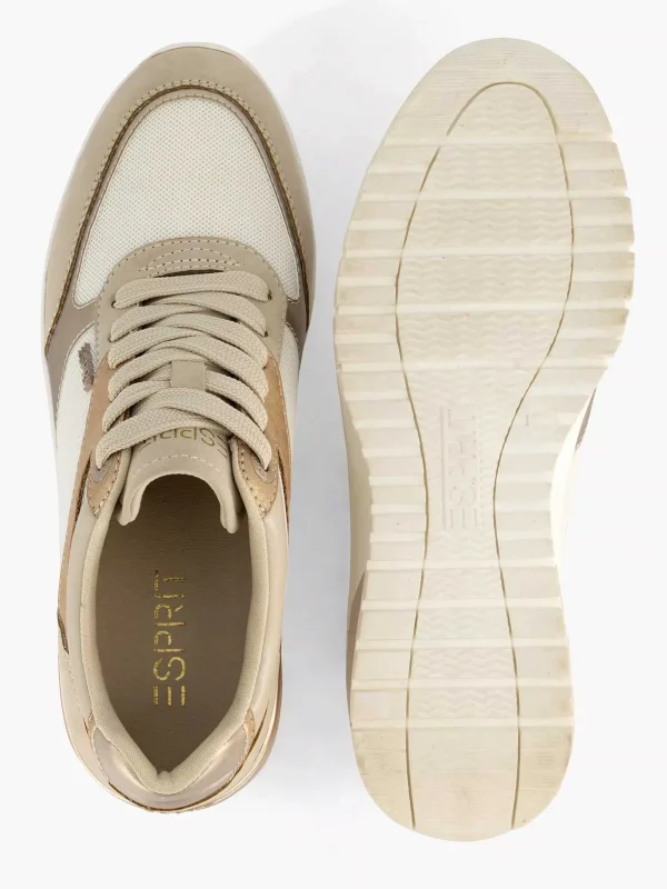 Dames Esprit Beige Sneaker