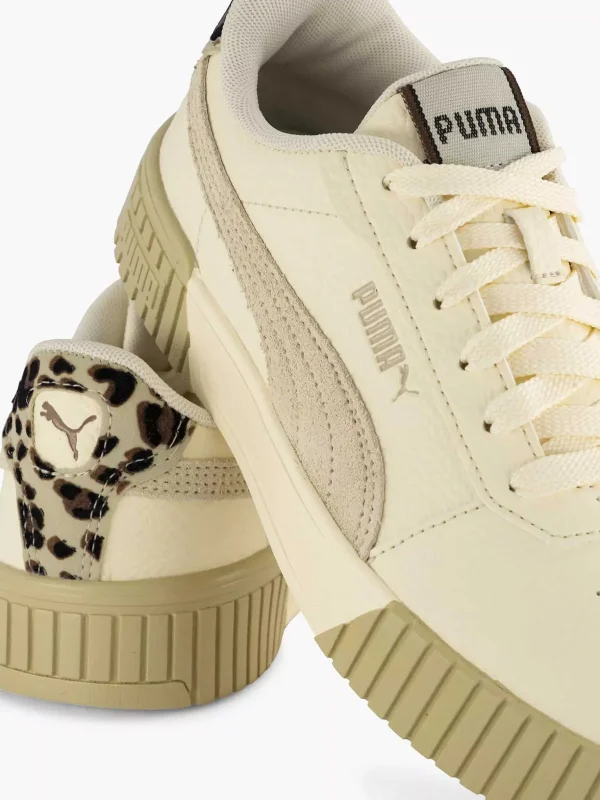 Dames Puma Beige Sneaker Carina 2.0 I Am The Drama