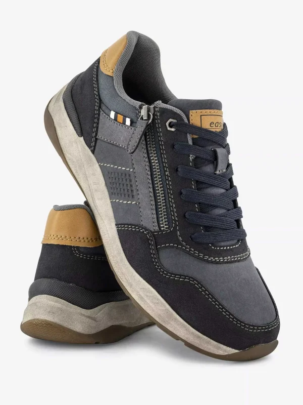 Heren Easy Street Blauwe Comfort Veterschoen