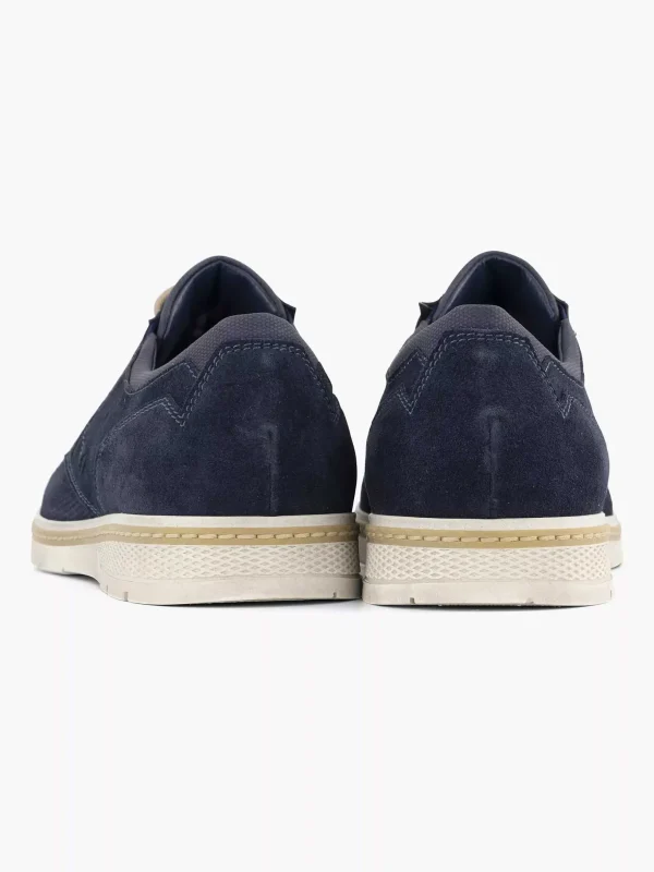 Heren Gallus Blauwe Leren Veterschoen
