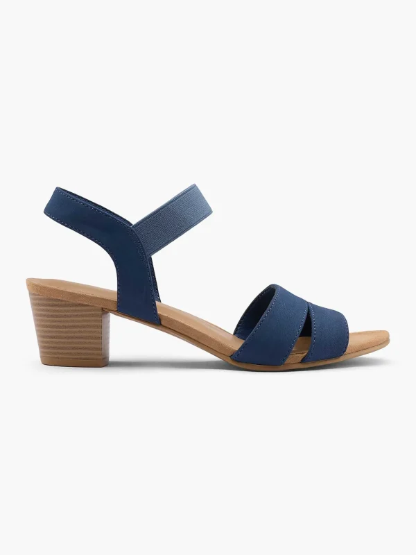 Dames Graceland Blauwe Sandalette