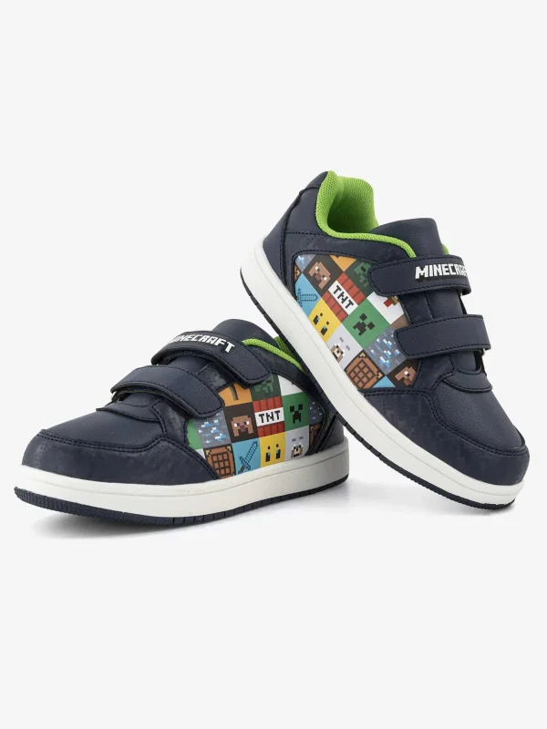 Kinderen Minecraft Blauwe Sneaker