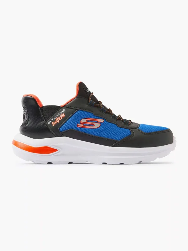 Kinderen Skechers Blauwe Sneaker Swift Fit - Hands Free