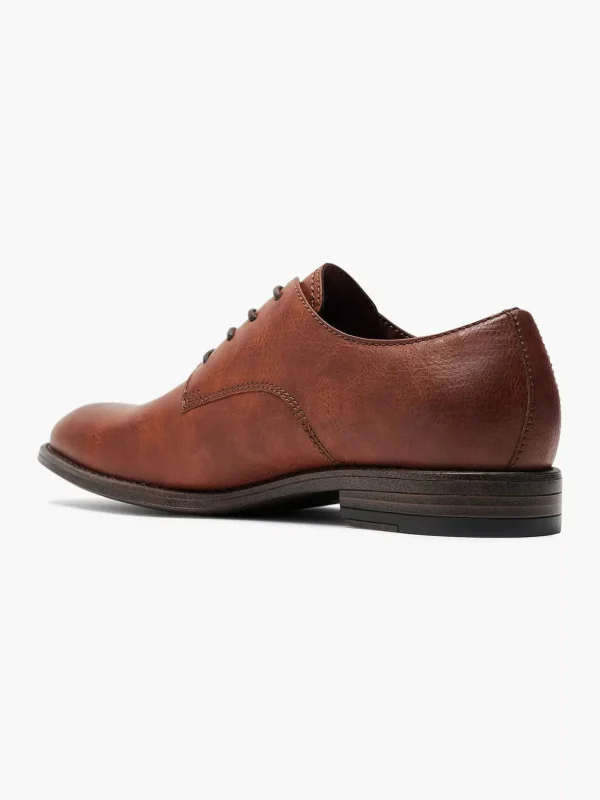 Heren AM SHOE Bruine Veterschoen
