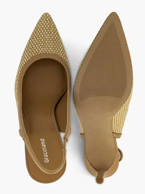 Dames Graceland Camel Slingback