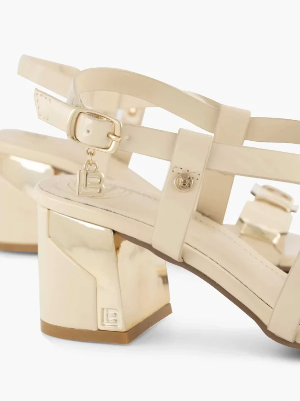 Dames Laura Biagiotti Creme Sandalette