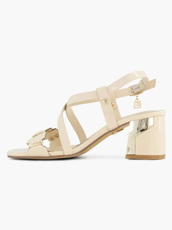 Dames Laura Biagiotti Creme Sandalette