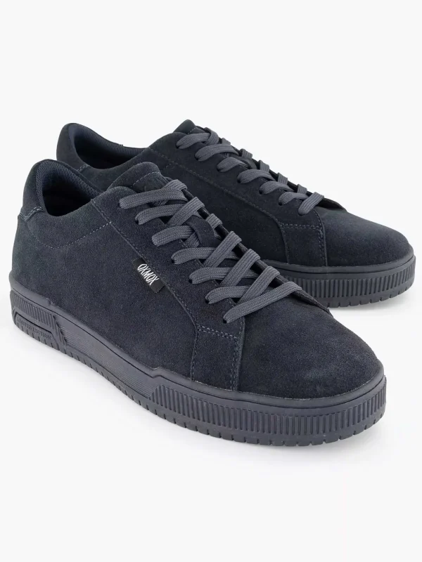 Heren Oxmox Donkerblauwe Suede Sneaker