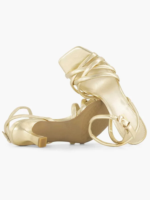 Dames Graceland Gouden Sandalette
