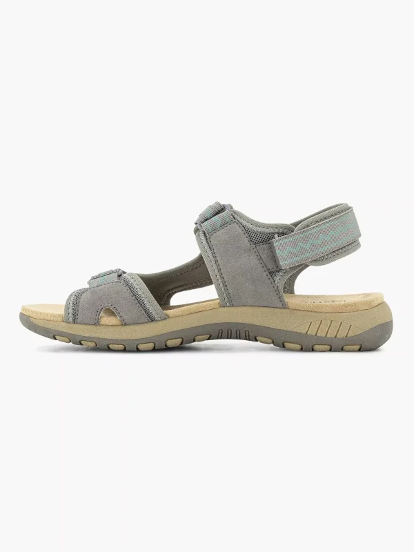 Dames Easy Street Grijze Comfort Sandaal