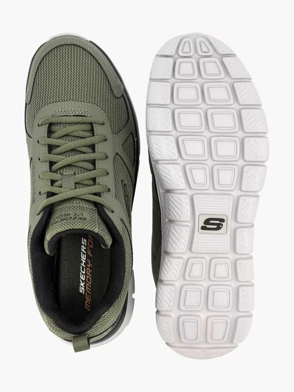 Heren Skechers Groene Track - Scloric
