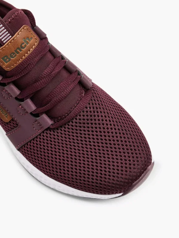 Dames Bench Rode Sneaker