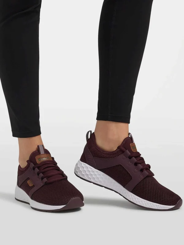 Dames Bench Rode Sneaker