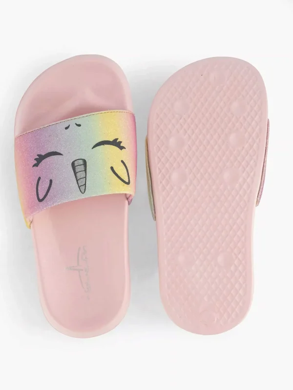 Kinderen Blue Fin Roze Badslipper Unicorn