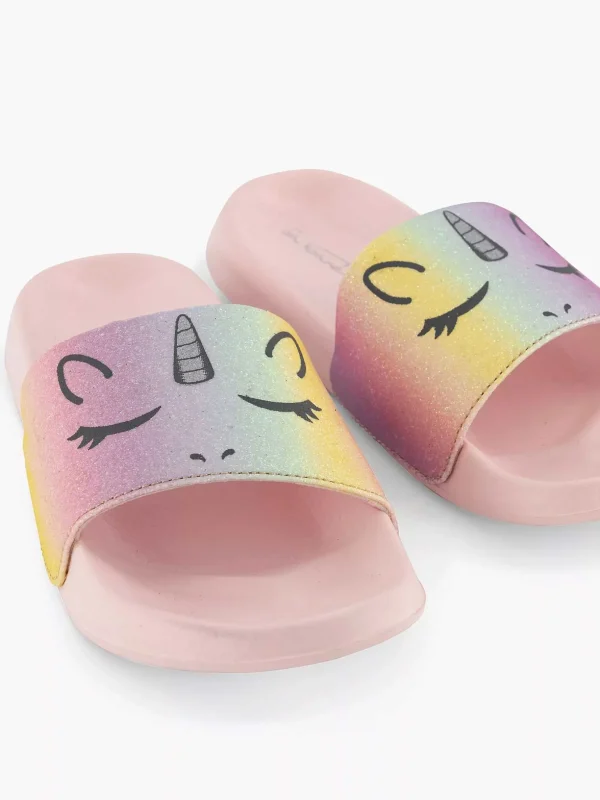 Kinderen Blue Fin Roze Badslipper Unicorn