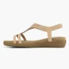 Dames Easy Street Roze Comfort Sandaal