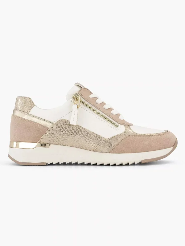 Dames Medicus Roze Leren Sneaker