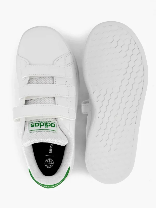 Kinderen adidas Witte Advantage Cf C