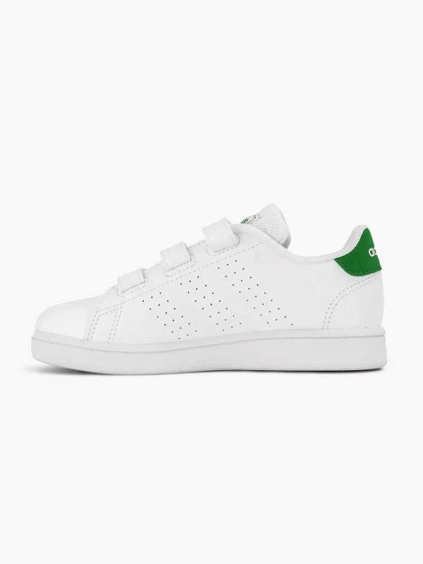 Kinderen adidas Witte Advantage Cf C