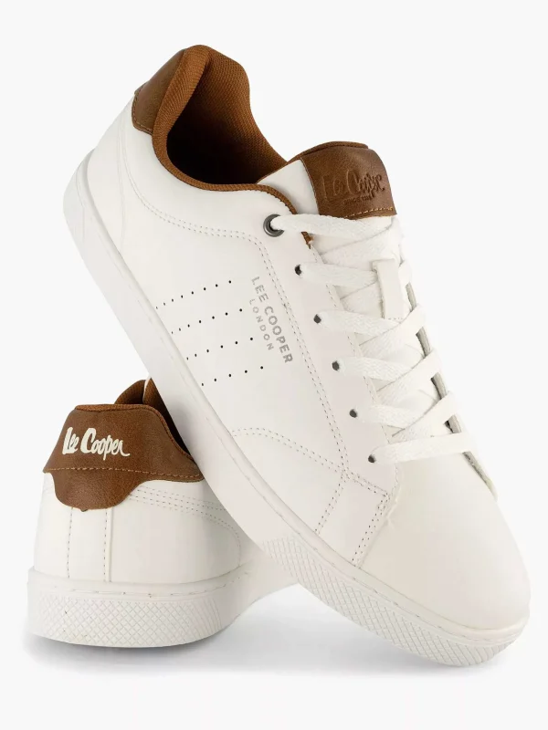Heren Lee Cooper Witte Bolton Men Low