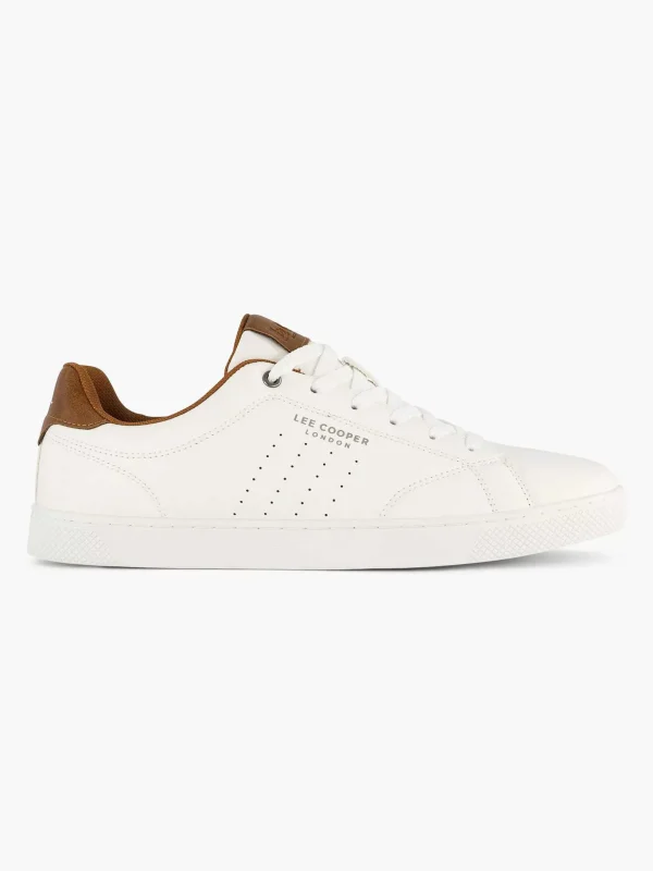 Heren Lee Cooper Witte Bolton Men Low
