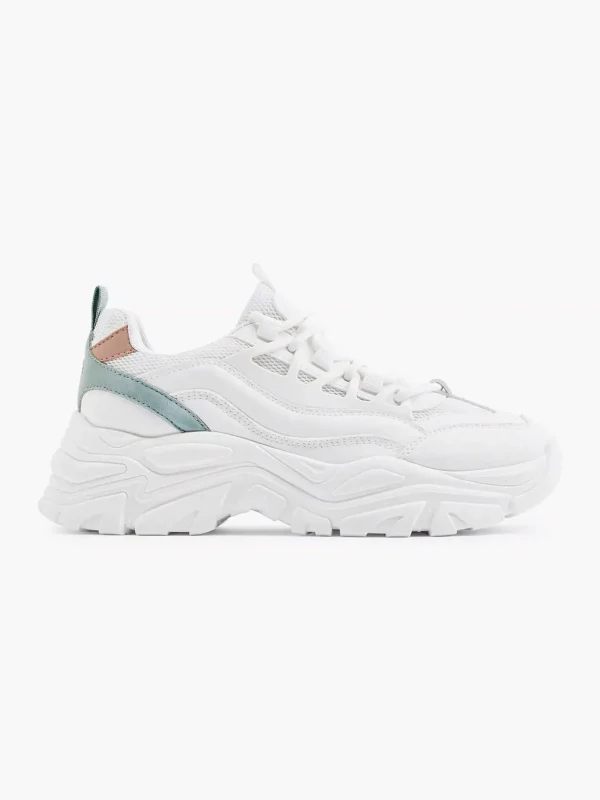 Dames Oxmox Witte Chunky Sneaker