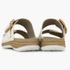 Dames Easy Street Witte Comfort Slipper