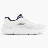 Heren Skechers Witte Go Walk Flex- Remark