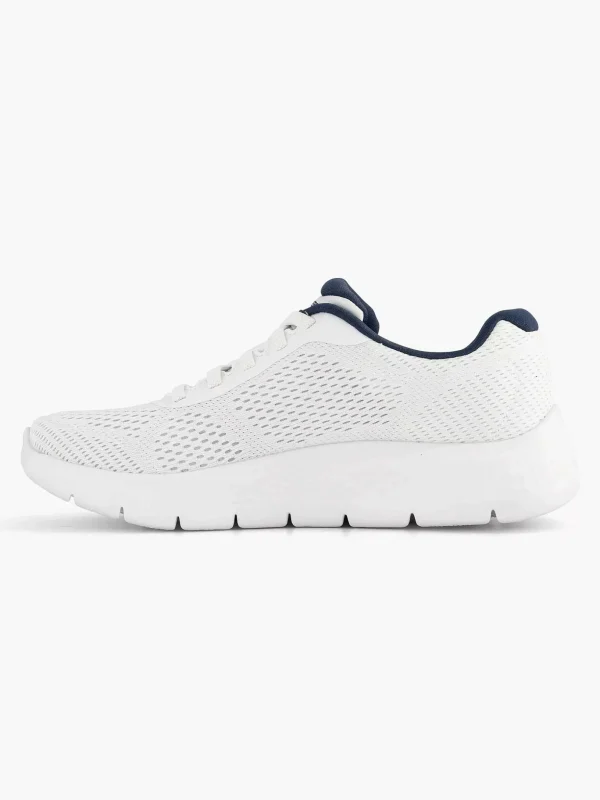 Heren Skechers Witte Go Walk Flex- Remark