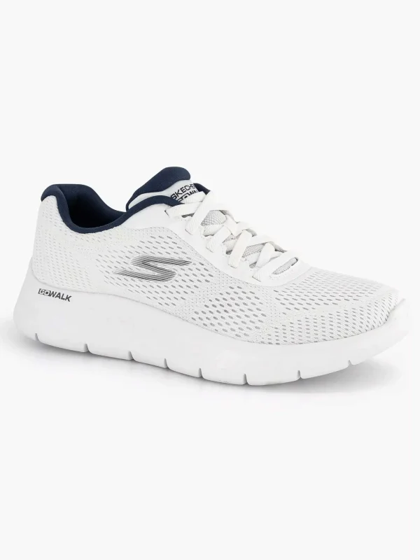Heren Skechers Witte Go Walk Flex- Remark