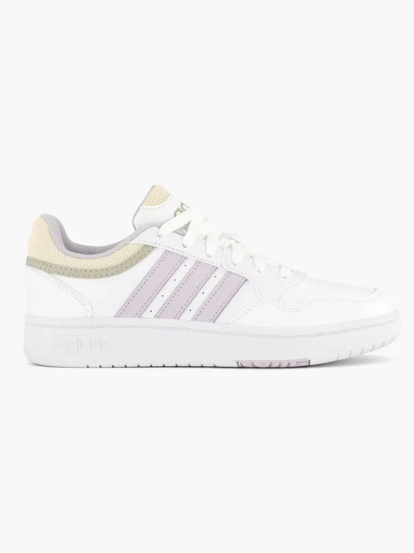 Dames adidas Witte Hoops 3.0